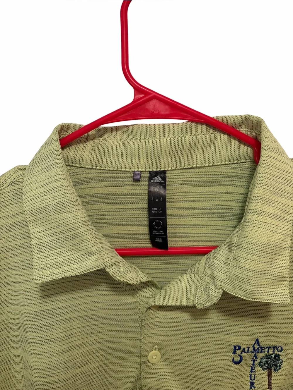 Adidas Palmetto Amateur golf‎ polo. Size XL. Good condition